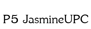 P5 JasmineUPC Font Image