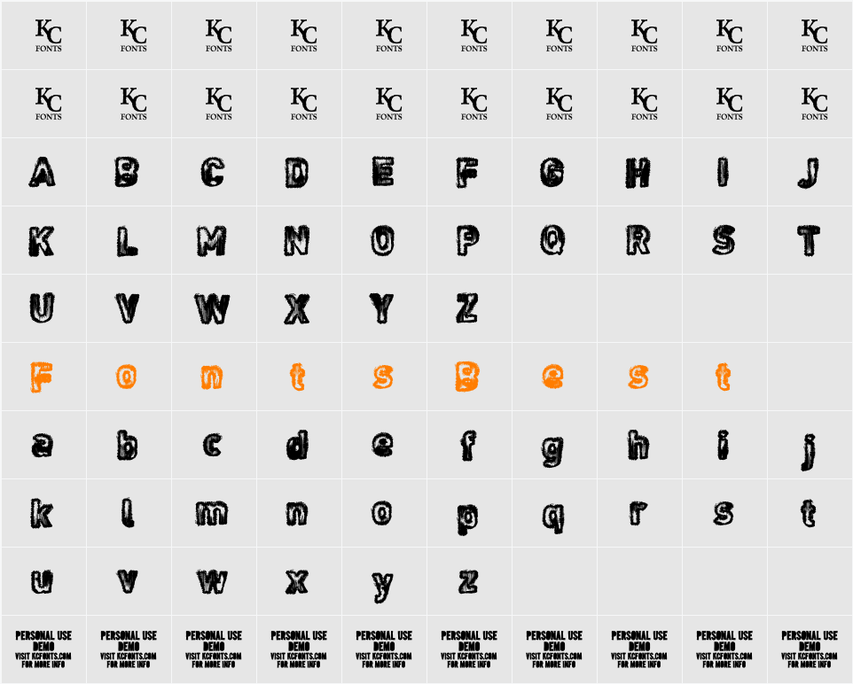 Noises in the Attic Character Map