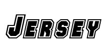 Jersey Font Image
