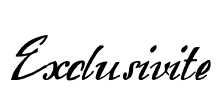 Exclusivite Font Image