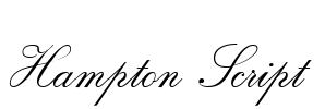 Hampton Script Font Image