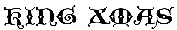 King Xmas Font Image