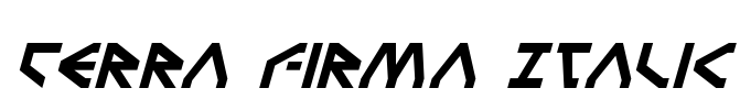 Terra Firma Italic