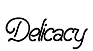 Delicacy Font Image