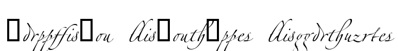 Zapfino Linotype Ligature