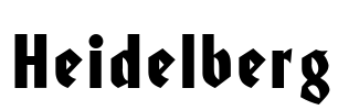 Heidelberg Font Image