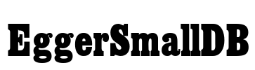 EggerSmallDB Font Image
