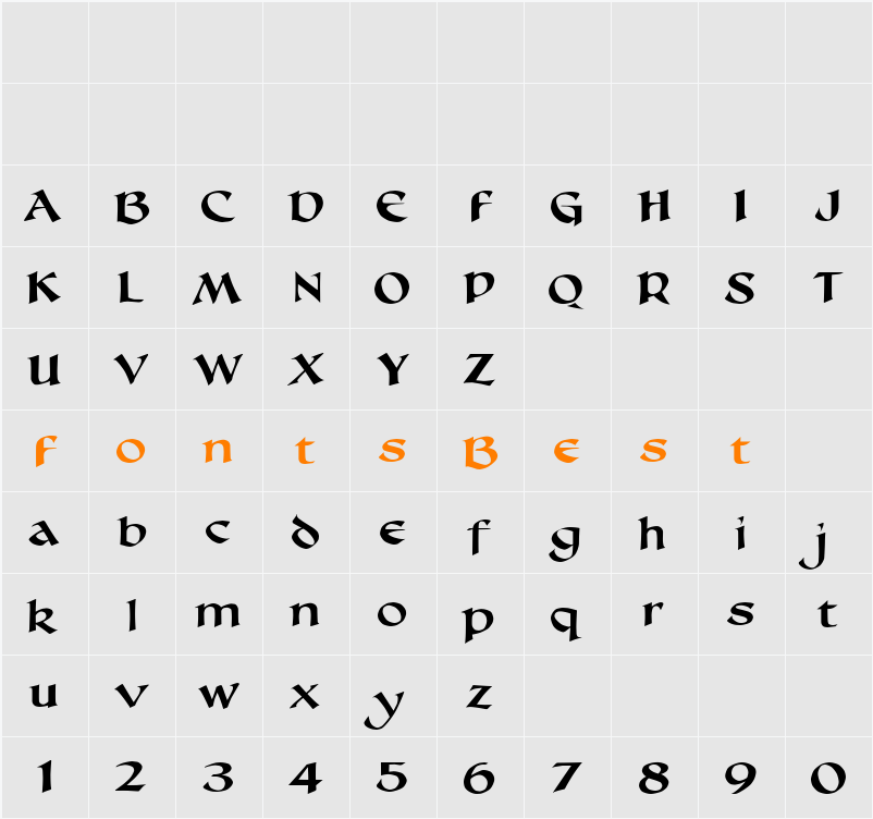 LHF Seranoa Character Map