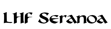 LHF Seranoa Font Image