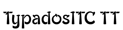 TypadosITC TT Font Image