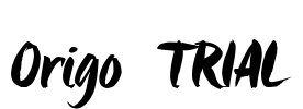 Origo_TRIAL Font Image