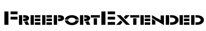 FreeportExtended Font Image