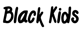 Black Kids Font Image