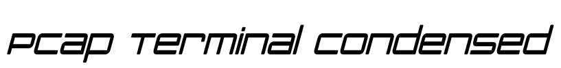 PCap Terminal Condensed Font Image