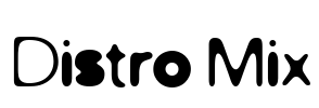 Distro Mix Font Image