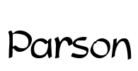 Parson Font Image