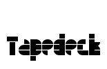 Tapedeck Font Image