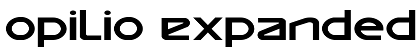 Opilio Expanded Font Image