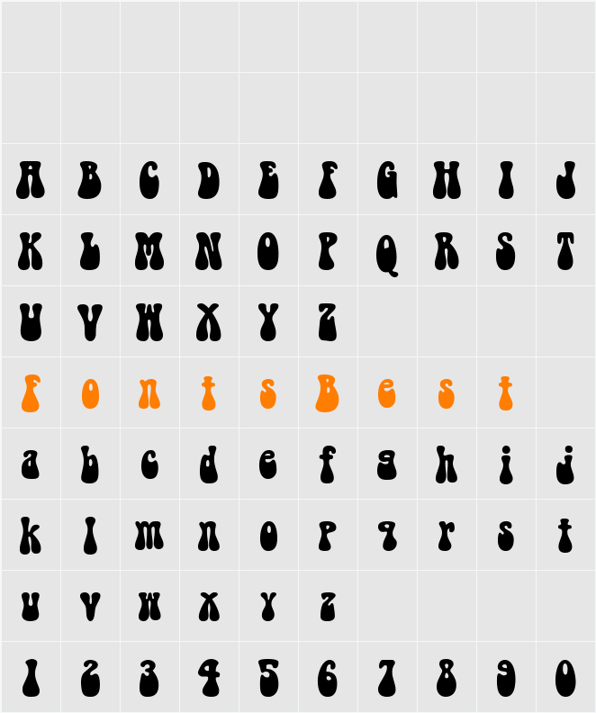 Doobie Character Map