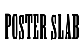 Poster Slab Font Image