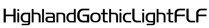 HighlandGothicLightFLF