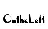 OntheLeft Font Image