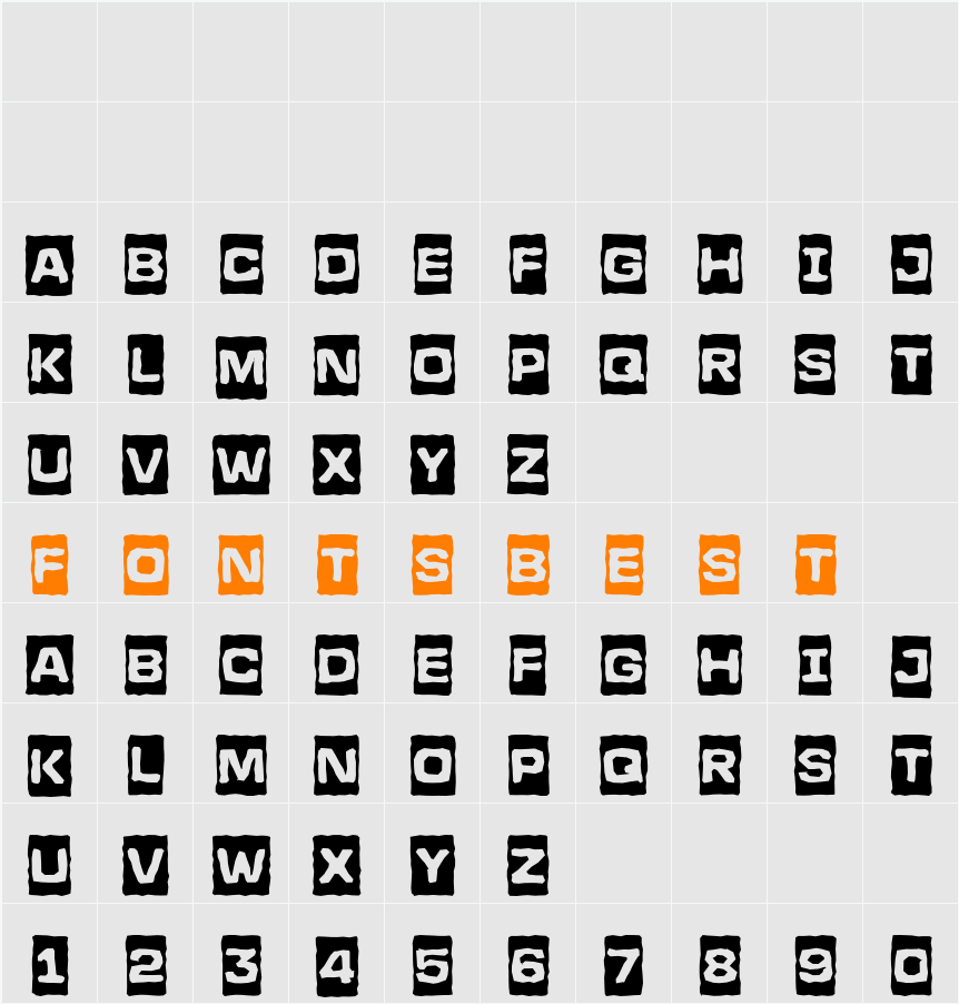 a_LineaSansCmBrk Character Map