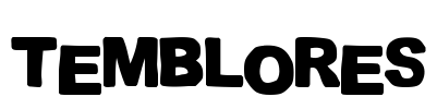 TEMBLORES Font Image