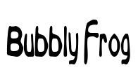 Bubbly Frog