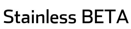 Stainless BETA Font Image