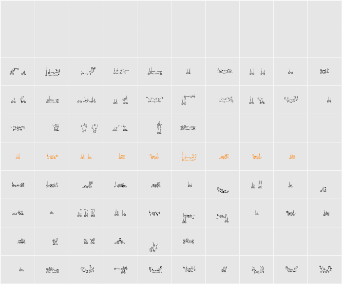 Dotty 1PartOne Character Map