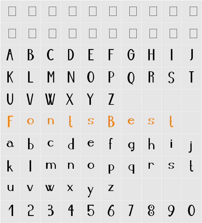 Erban Poulentis Character Map