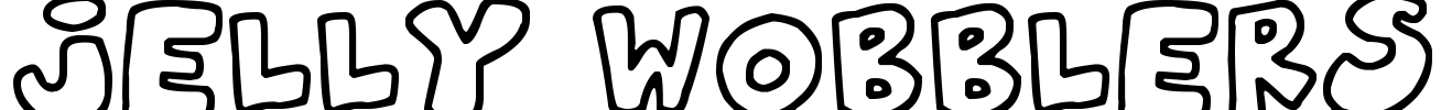 Jelly Wobblers Font Image