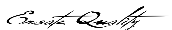 Ersatz Quality Font Image