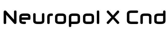 Neuropol X Cnd Font Image