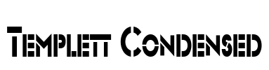 Templett Condensed Font Image