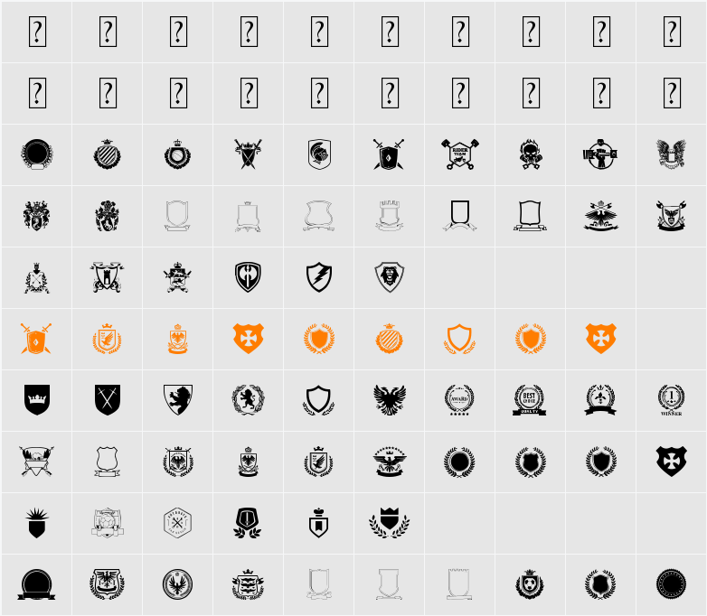 Emblem vol1 Character Map