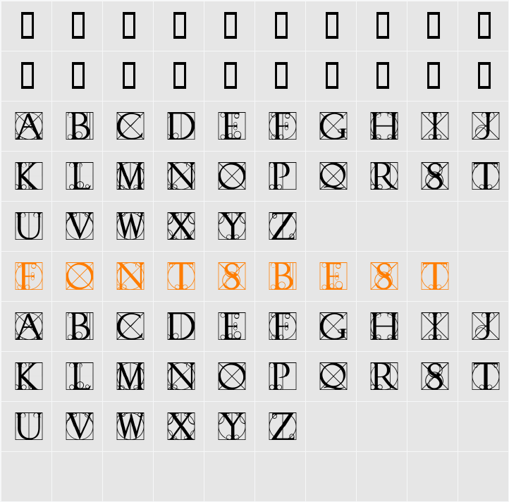 TypographerDisplay Character Map