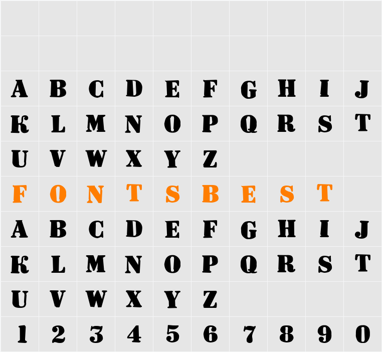 a_DodgerRndDstr Character Map