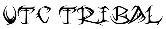 VTC Tribal Font Image