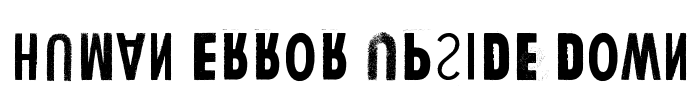 Human Error Upside Down