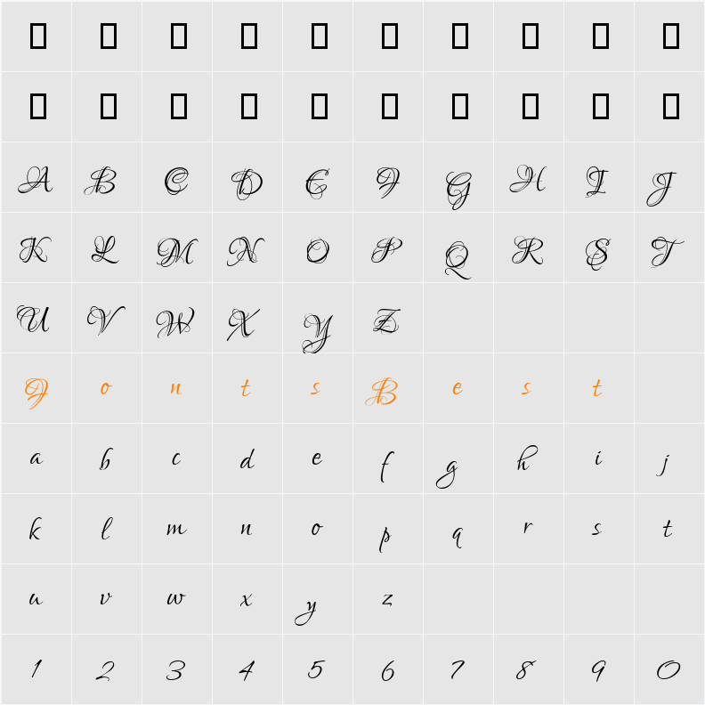 LoversQuarrelROB Character Map