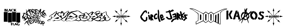 punk rawk Font Image