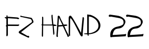 FZ HAND 22 Font Image