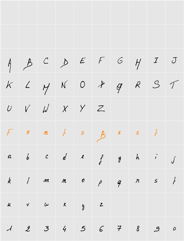 Lalex Big Badaboum Character Map