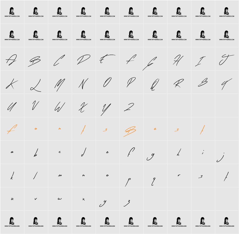 Early Bird Character Map