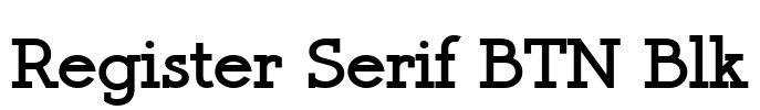 Register Serif BTN Blk