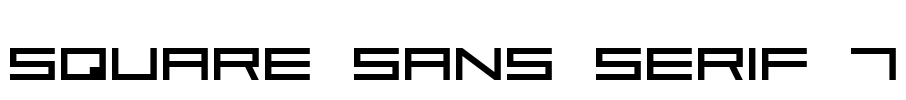 Square Sans Serif 7