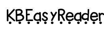 KBEasyReader Font Image