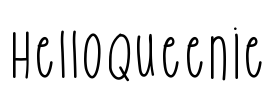 HelloQueenie Font Image